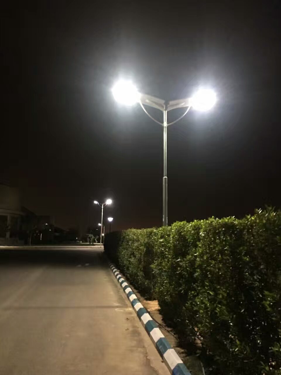 60W luminarias solares de la calle Proyecto