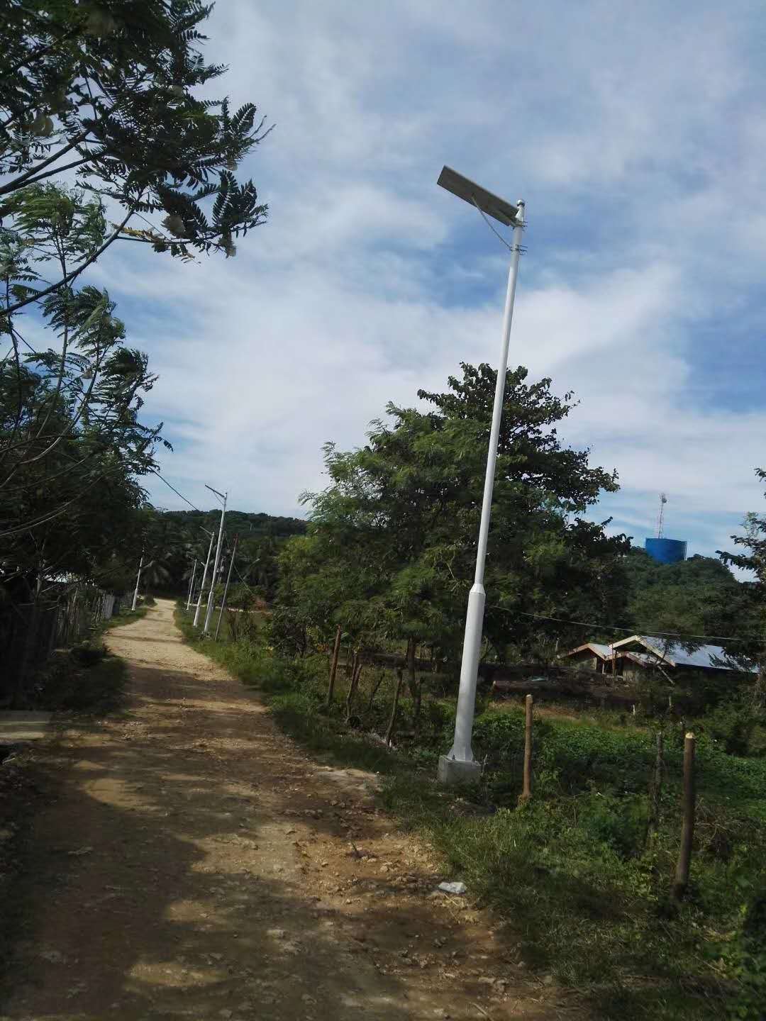 20W AIO luminarias solares de la calle Proyecto